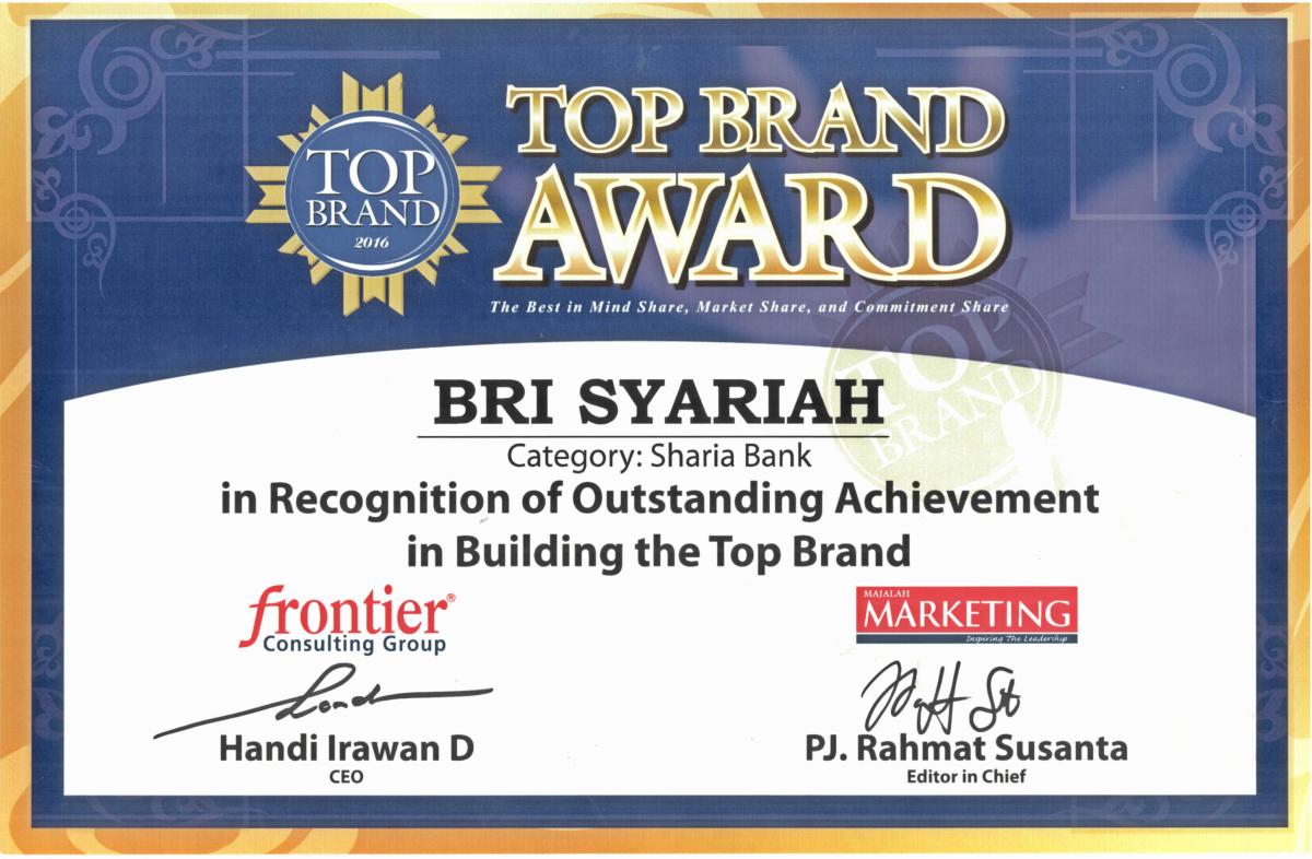 top brand award 2016